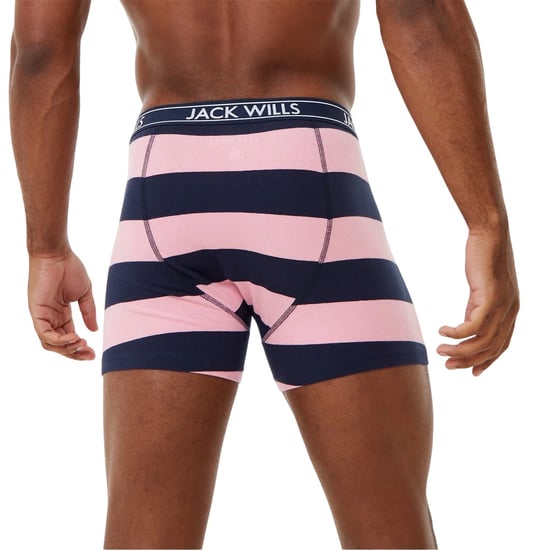 Jack Wills - "Daundley" Retropants für Herren, Klassisch (3er-Pack) (Pink/Marine) - Image 3