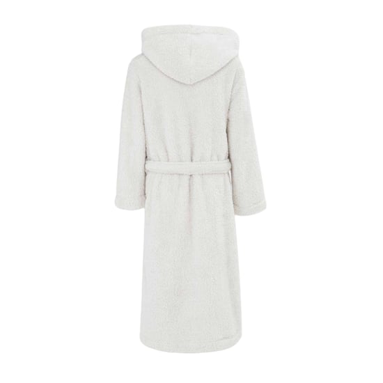 Linea - Morgenmantel für Damen, mit Kapuze, Fleece, Langärmlig (Grau) - Image 2