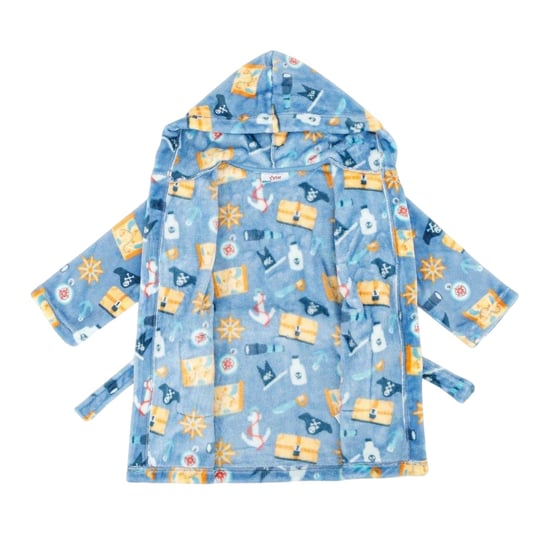 Star - Morgenmantel für Baby-Jungs, mit Kapuze, Fleece (Bunt) - Image 3