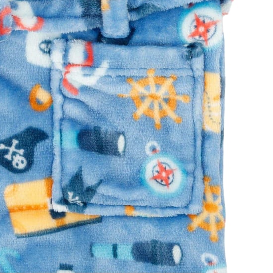 Star - Morgenmantel für Baby-Jungs, mit Kapuze, Fleece (Bunt) - Image 4