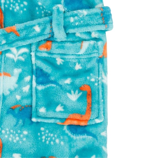 Star - Morgenmantel für Baby-Jungs, mit Kapuze, Fleece (Grün) - Image 4