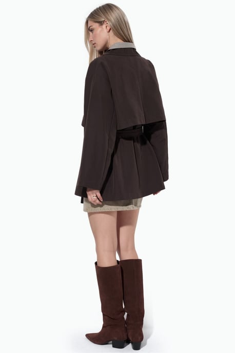 Zweireihiger Trenchcoat mit Gürtel - Image 3