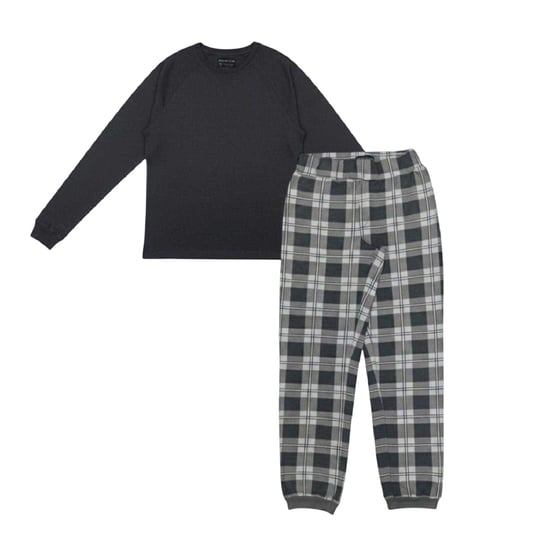 Howick - Schlafanzug mit langer Hose für Herren (Holzkohle) - Image 1