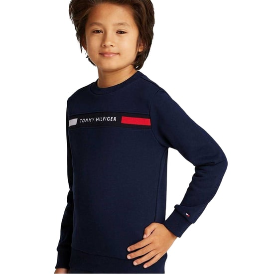Tommy Hilfiger - Co-ord Set für Kinder, Rundhalsausschnitt (Marine) - Image 4