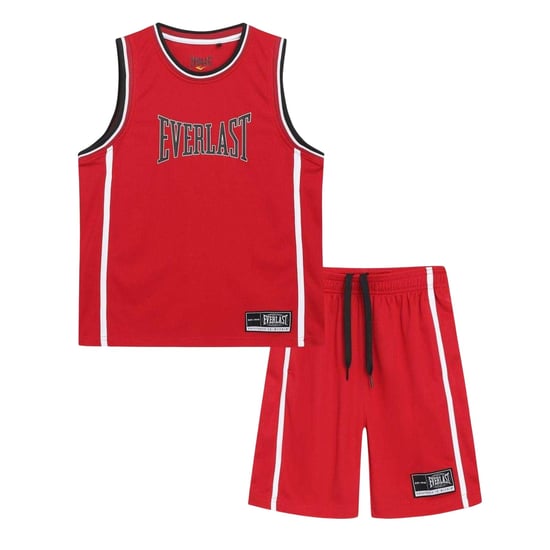 Everlast - Ober- und Unterteil-Set-Set für Kinder, Polyester (Rot/Schwarz) - Image 1