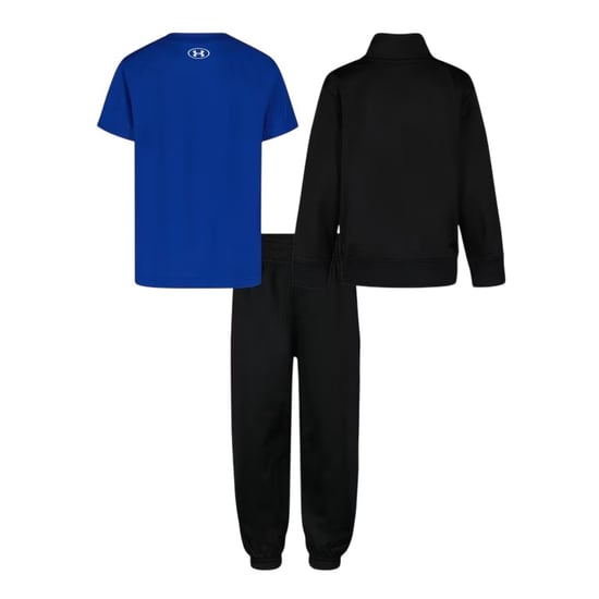 Under Armour - "Brawler" Trainingsanzug-Set für Kinder (Schwarz/Blau) - Image 2