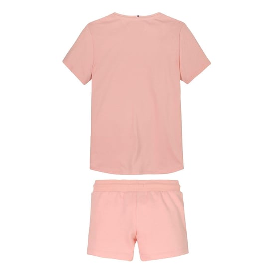 Tommy Hilfiger - "Corp" T-Shirt und Shorts für Kinder, Baumwollmischung (Koralle) - Image 2