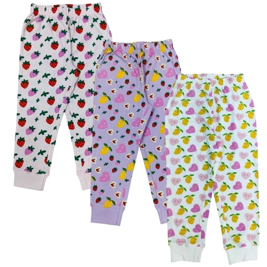Star - Schlafanzug mit langer Hose für Mädchen (3er-Pack) (Bunt) - Image 3