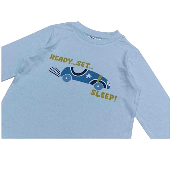 Star - Schlafanzug für Kinder, Langärmlig (Blau) - Image 3