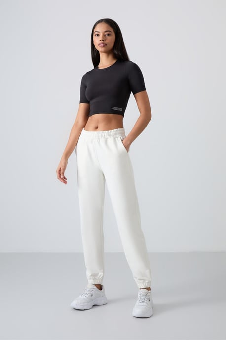 Tommy Life Damen Jogginghose aus Fleece mit hohem Bund und Relaxed Fit - Image 2