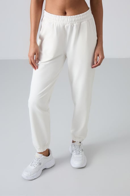 Tommy Life Damen Jogginghose aus Fleece mit hohem Bund und Relaxed Fit - Image 5