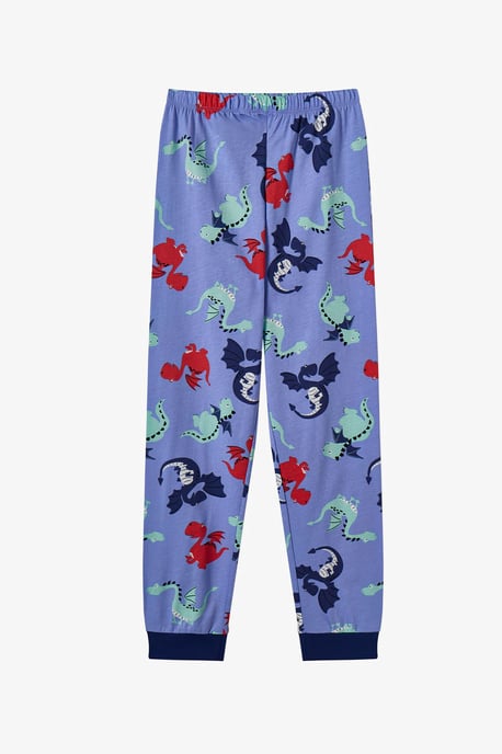 Penti Jungen-Pyjama-Set aus Baumwolle mit Drachenmuster und langen Ärmeln - Image 3