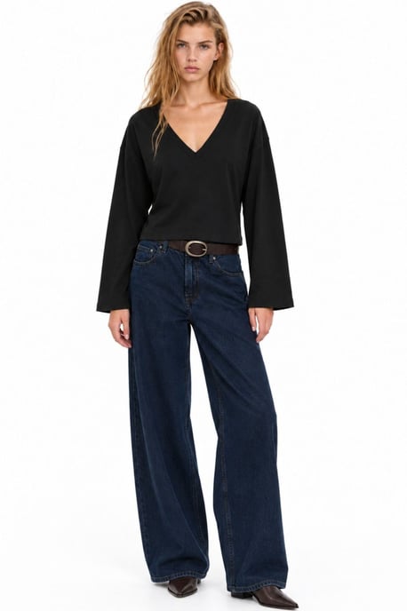 Busem Damen-T-Shirt aus Baumwolle und Elastan - Image 3