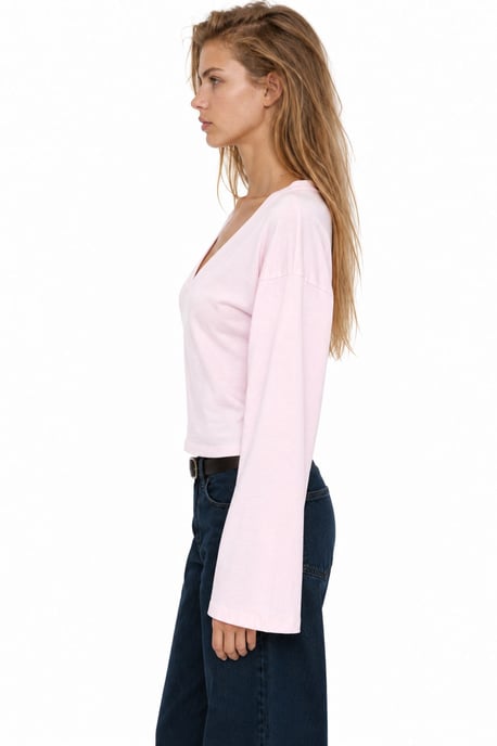 Busem Damen-T-Shirt aus Baumwolle und Elasthan - Image 2