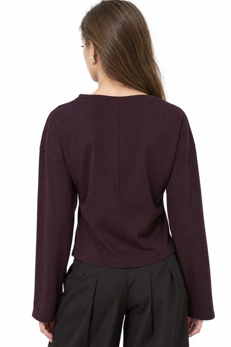 Damen-T-Shirt aus Baumwolle und Elasthan - Image 2
