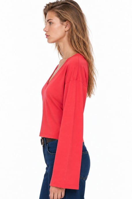 Busem Damen-T-Shirt aus Baumwolle und Elasthan - Image 2