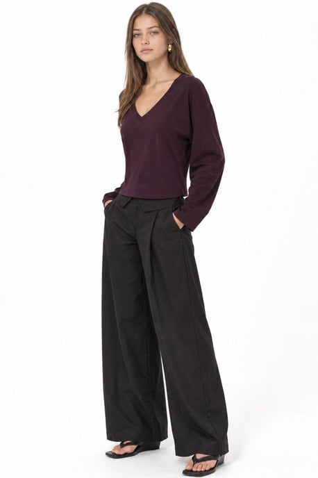 Damen-T-Shirt aus Baumwolle und Elasthan - Image 4