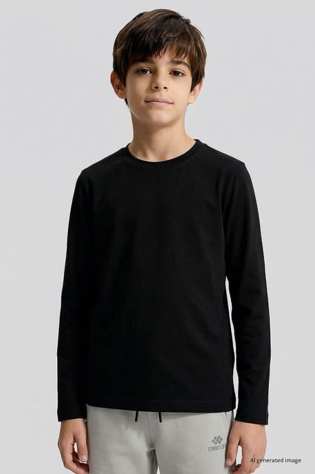 Tommy Life Kinder-T-Shirt mit langen Ärmeln und Rundhalsausschnitt - Image 2