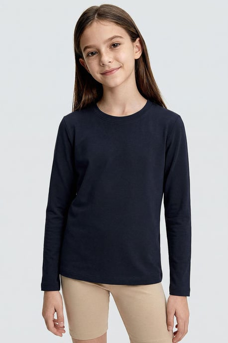 Kinder-T-Shirt mit langen Ärmeln und Rundhalsausschnitt - Image 4