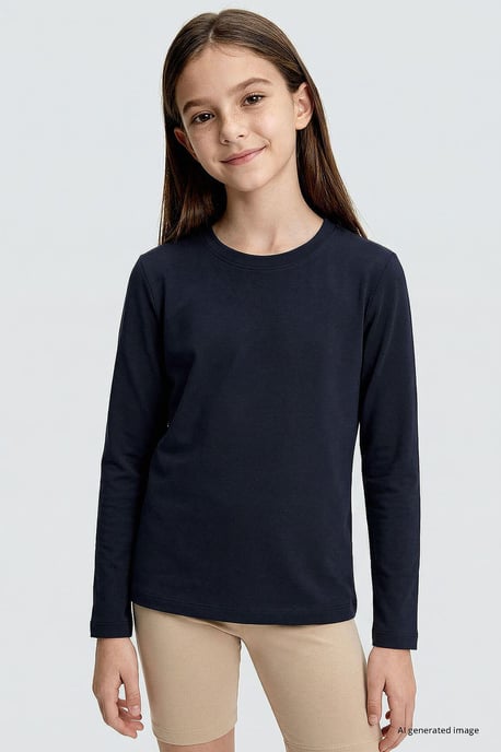 Kinder-Langarm-T-Shirt mit Rundhalsausschnitt - Image 5