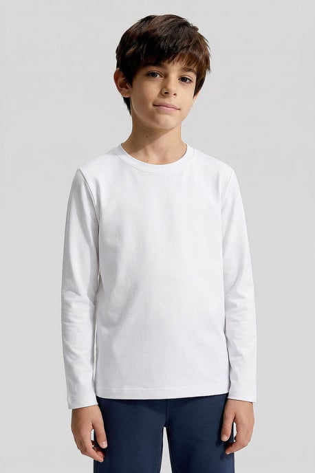 Kinder-T-Shirt mit langen Ärmeln und Rundhalsausschnitt - Image 2