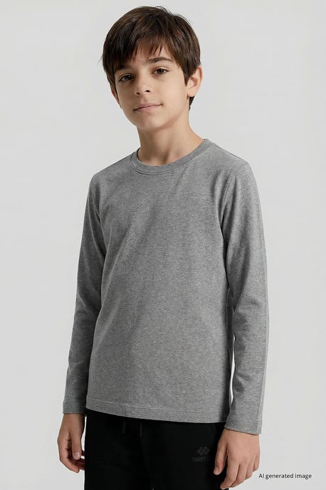 Kinder-T-Shirt mit langen Ärmeln und Rundhalsausschnitt - Image 4