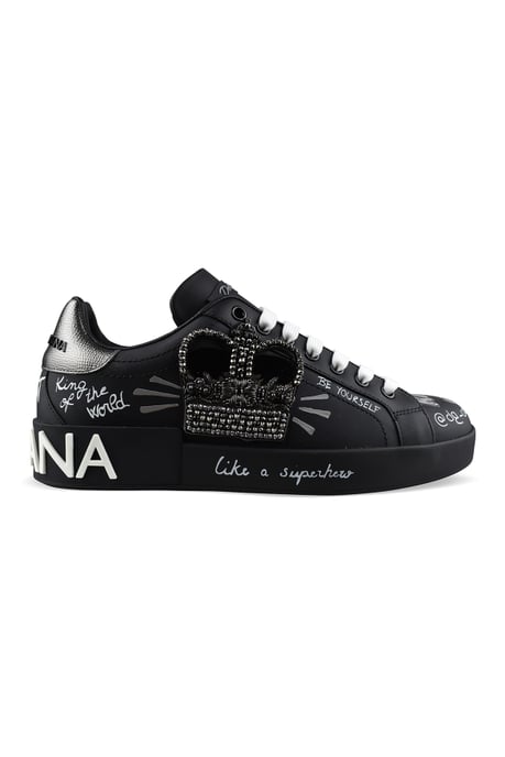 Dolce&Gabbana Portofino Sneakers Schwarz - Image 1