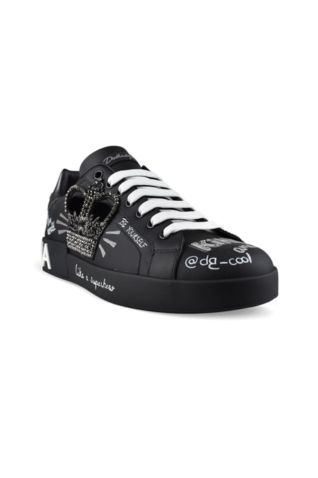 Dolce&Gabbana Portofino Sneakers Schwarz - Image 2