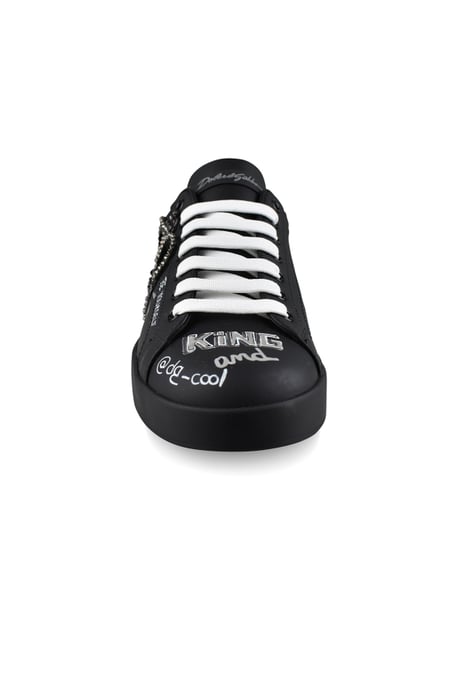 Dolce&Gabbana Portofino Sneakers Schwarz - Image 3