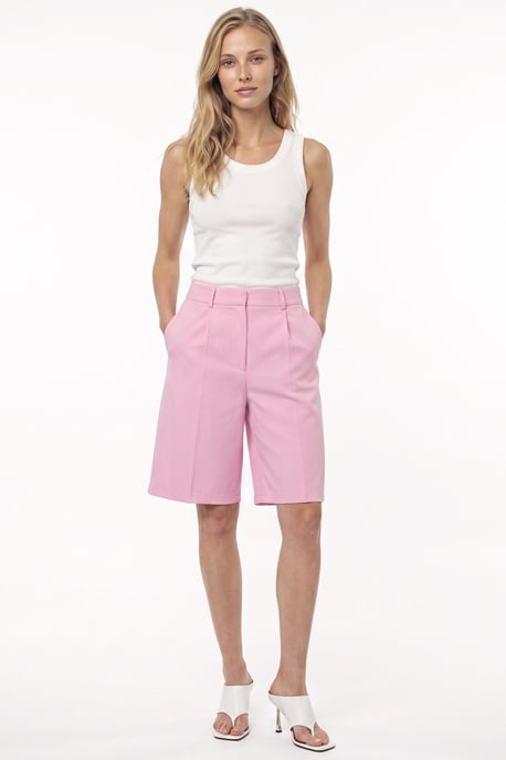 High-Waist Shorts mit weitem Bein und maßgeschneidertem Schnitt - Image 4