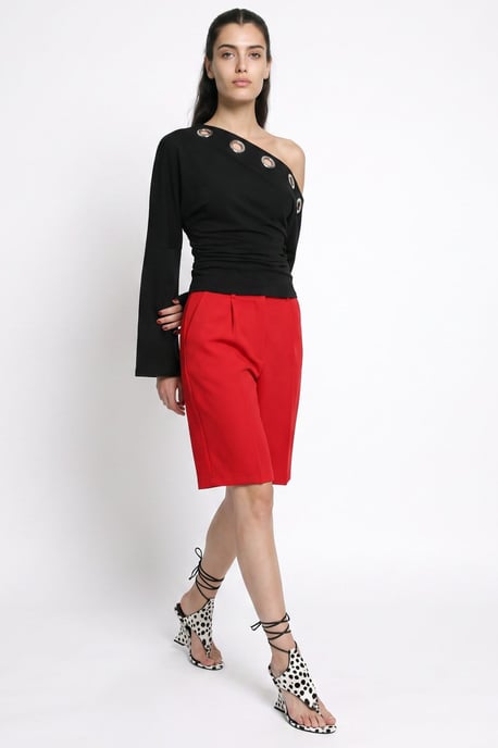High-Waist Shorts mit weitem Bein und Tailoring-Schnitt - Image 2