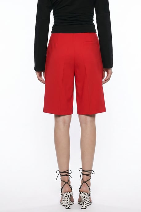 High-Waist Shorts mit weitem Bein und Tailoring-Schnitt - Image 4