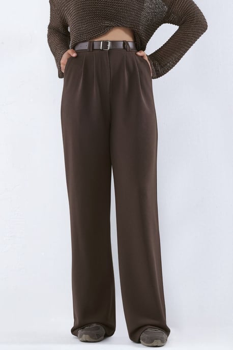 Belted Stretch Palazzohose - Image 1