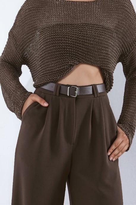 Belted Stretch Palazzohose - Image 4