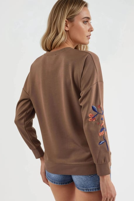 Damen-Sweatshirt mit Rundhalsausschnitt - Image 3
