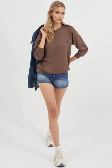 Damen-Sweatshirt mit Rundhalsausschnitt - Image 4