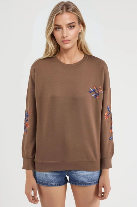 Damen-Sweatshirt mit Rundhalsausschnitt - Image 6