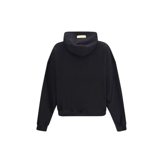 PDF Channel Schwarzes Baumwoll-Sweatshirt - Image 2
