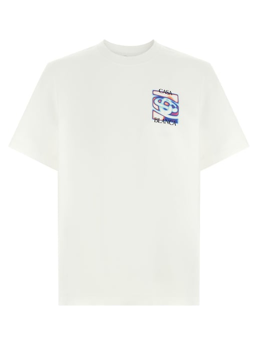 Casablanca Weißes T-Shirt aus Bio-Baumwolle - Image 1