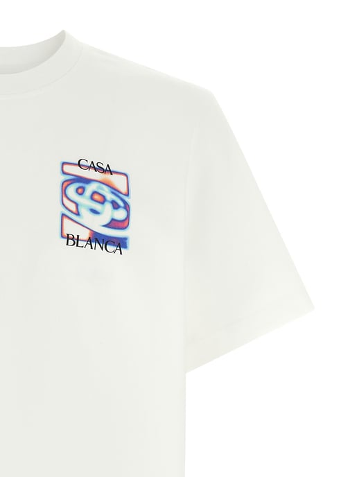 Casablanca Weißes T-Shirt aus Bio-Baumwolle - Image 3