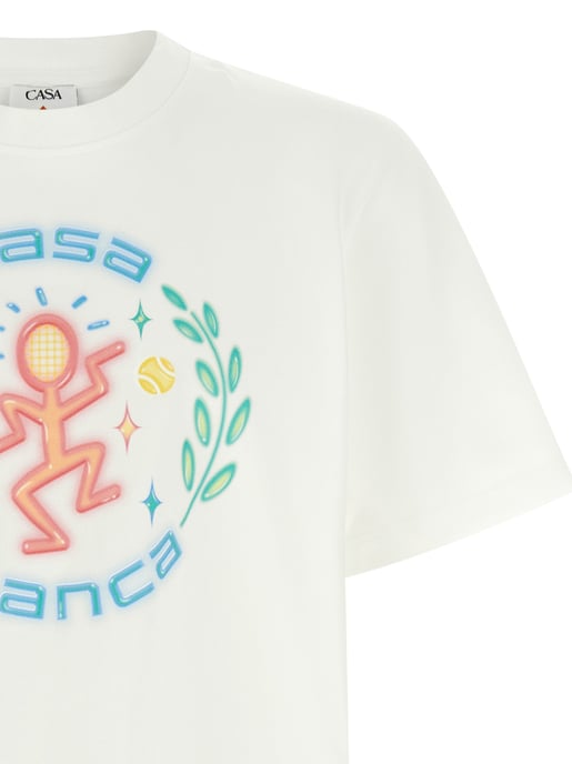 Casablanca Weißes T-Shirt aus Bio-Baumwolle - Image 3