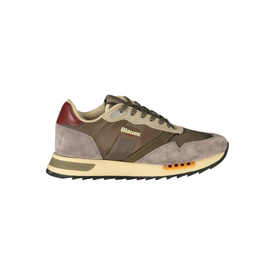 Blauer Grüner Polyurethan-Herrensneaker - Image 1