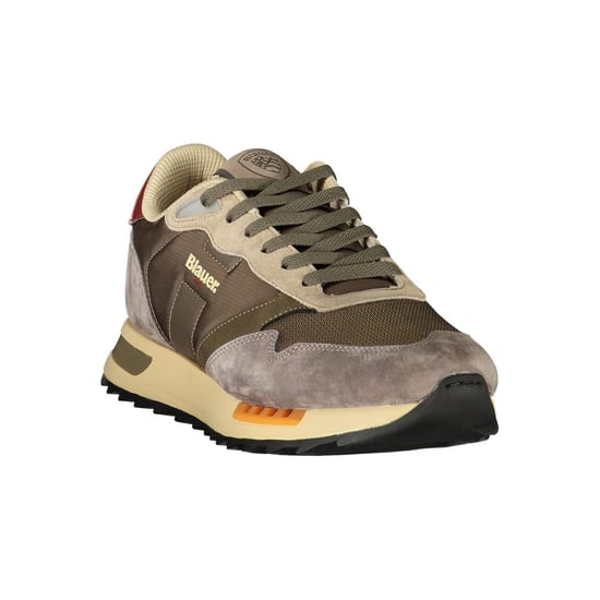 Blauer Grüner Polyurethan-Herrensneaker - Image 2