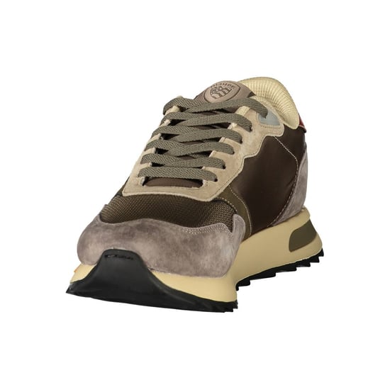 Blauer Grüner Polyurethan-Herrensneaker - Image 3