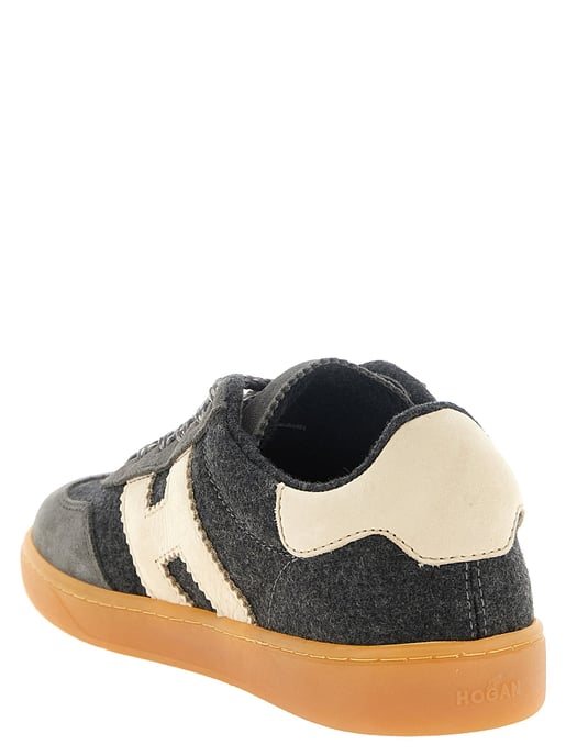 Hogan Graue Low-Top-Sneaker aus Wolle - Image 3