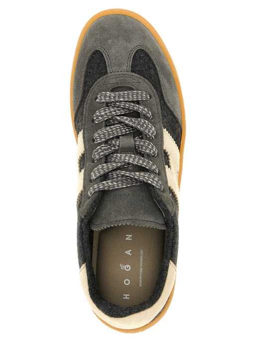 Hogan Graue Low-Top-Sneaker aus Wolle - Image 4