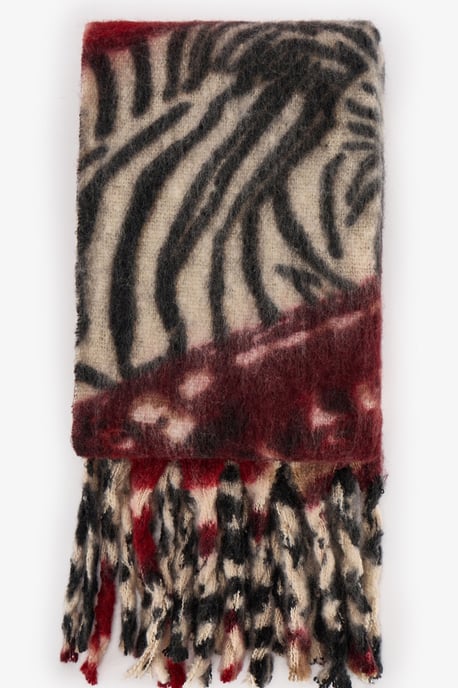 Erica Schal mit Zebramuster - Image 4