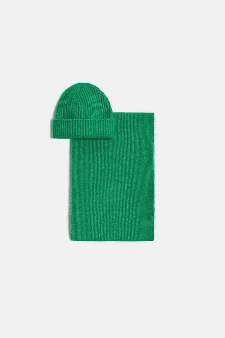 Damen-Set aus Mütze, Schal und Handschuhen - Image 2
