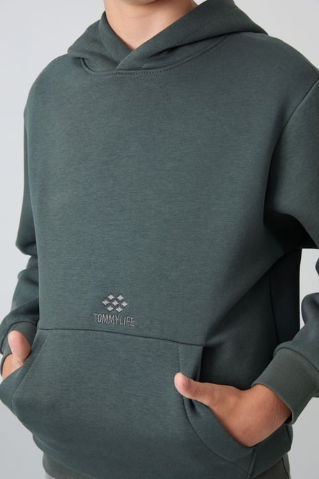 Jugend-Sweatshirt mit Kapuze und Tasche - Image 3