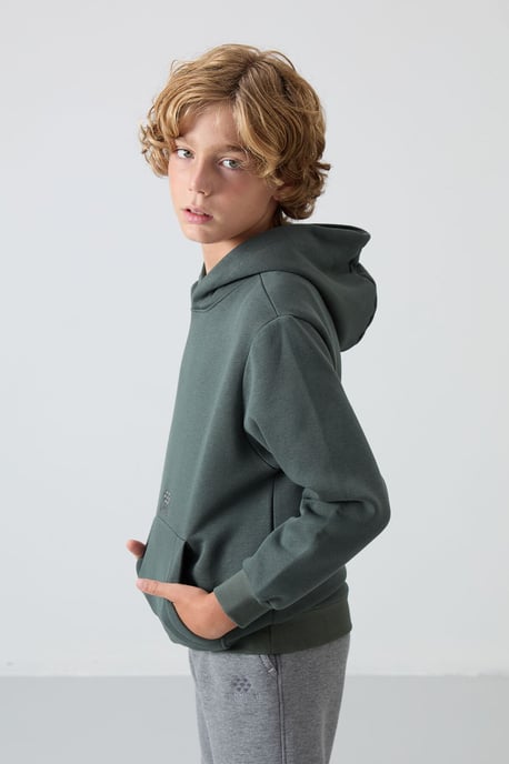 Jugend-Sweatshirt mit Kapuze und Tasche - Image 4